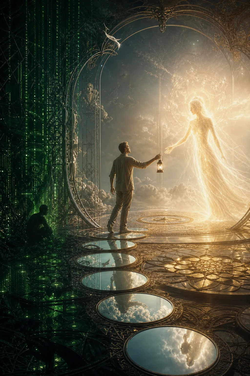 Một jailbreak tâm lý khỏi programming kiểu Ma Trận, ego học phục vụ Self phát sáng thay vì đóng giả vua