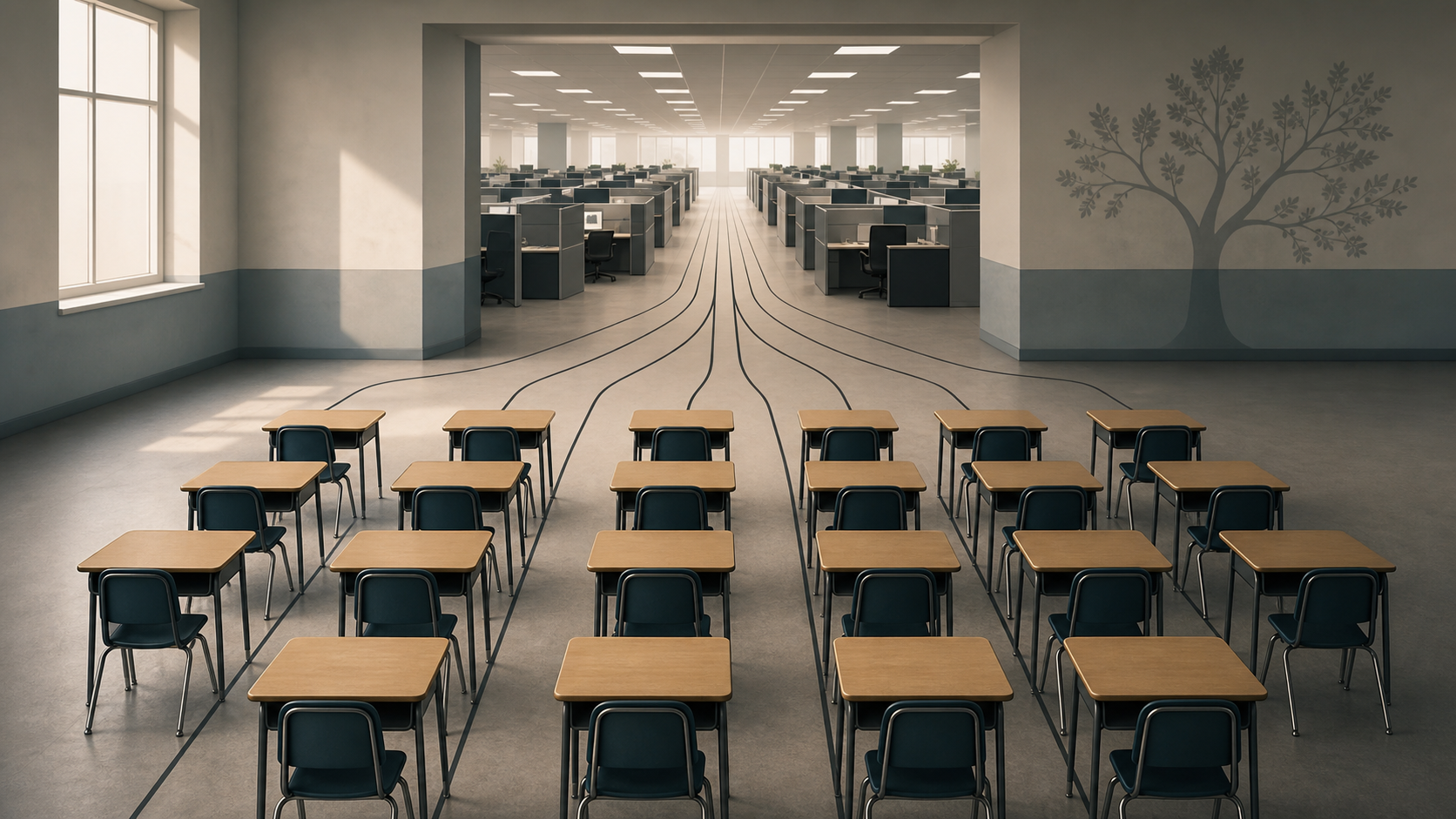 Minh hoạ: 2. Education Là Pre-Work Conditioning