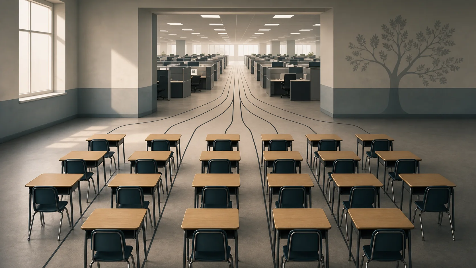 Minh hoạ: 2. Education Là Pre-Work Conditioning