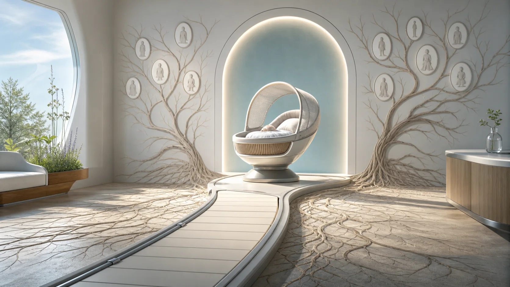 Delivery room như hạ tầng logistics giữa cradle và family tree