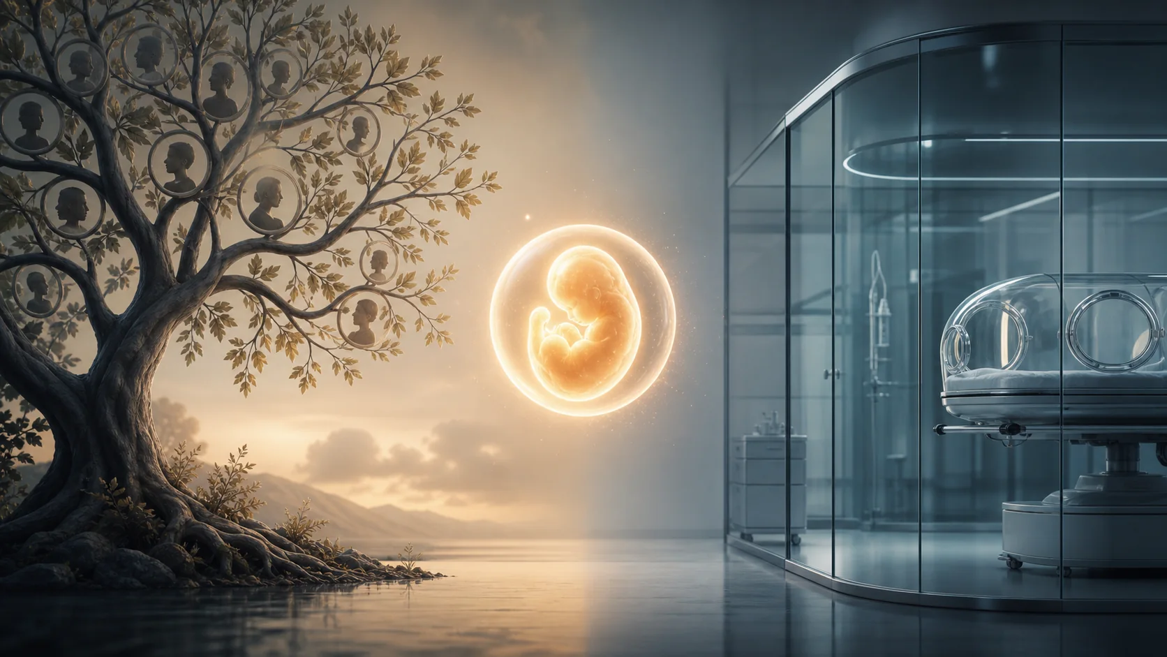 Minh hoạ: 7. IVF, Surrogacy, Artificial Womb: Khi Sinh Sản Tách Khỏi Dòng Máu